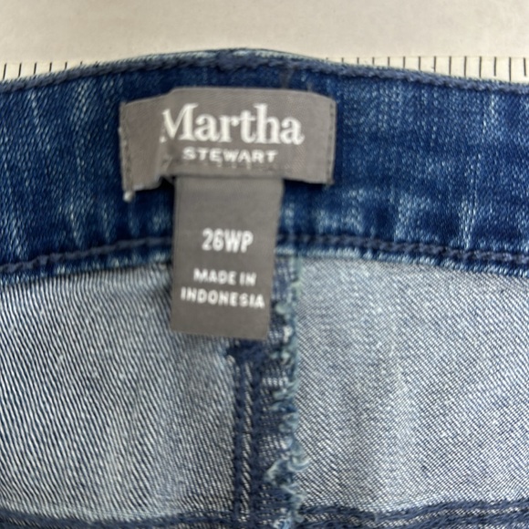 26WP JEANS PAINT SPLATTER MARTHA STEWART - Picture 5 of 11